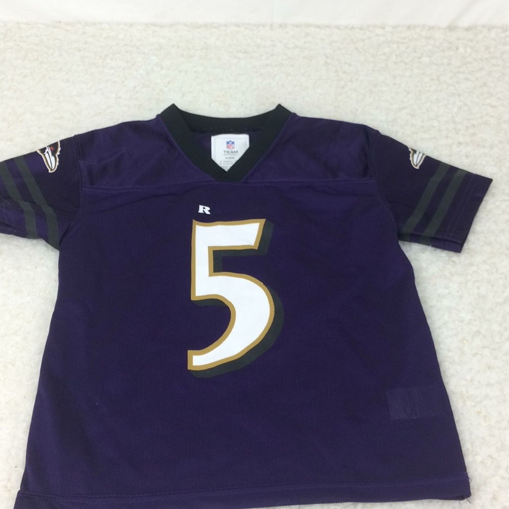 Kids Baltimore ravens jersey XS 4/5 #5 Flacco